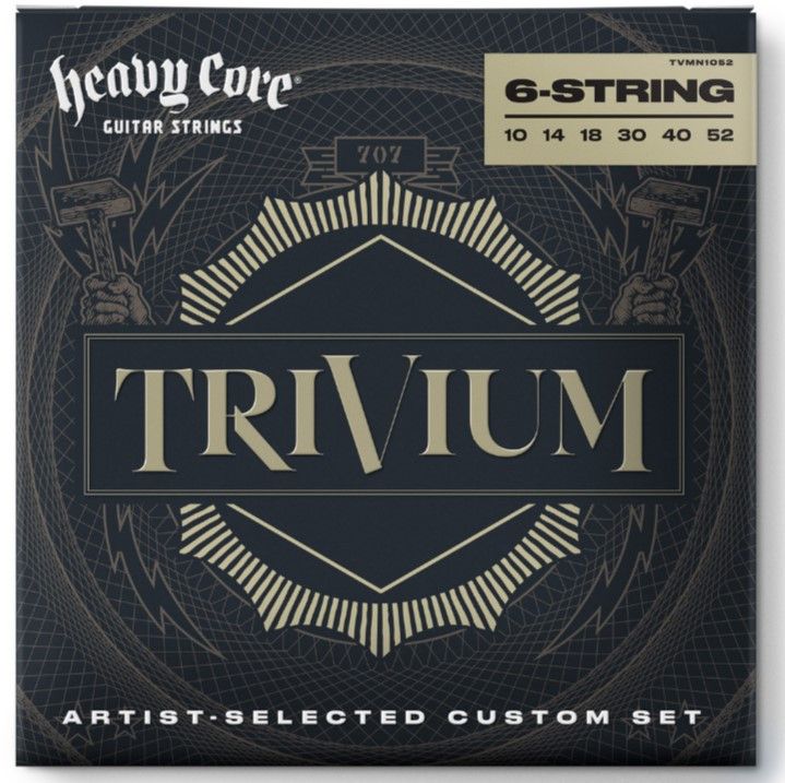 Струни для електрогітари Dunlop TVMN1052 Trivium Nickel Wound