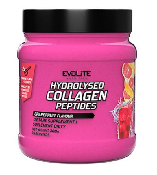 Колаген Evolite Nutrition Hydrolyzed Collagen Peptides 300 грам Смак: grapefruit
