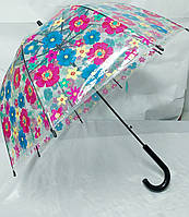 Зонт-колокол, зонтик женский, прозрачный