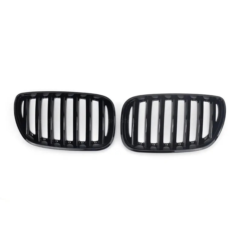 Решітки Радіатора Бмв х5 е70 е71 2007-2013 ніздрі решітки Bmw e70 e71 07-13 одинарні Чорний Глянець к-лкт 2 шт.