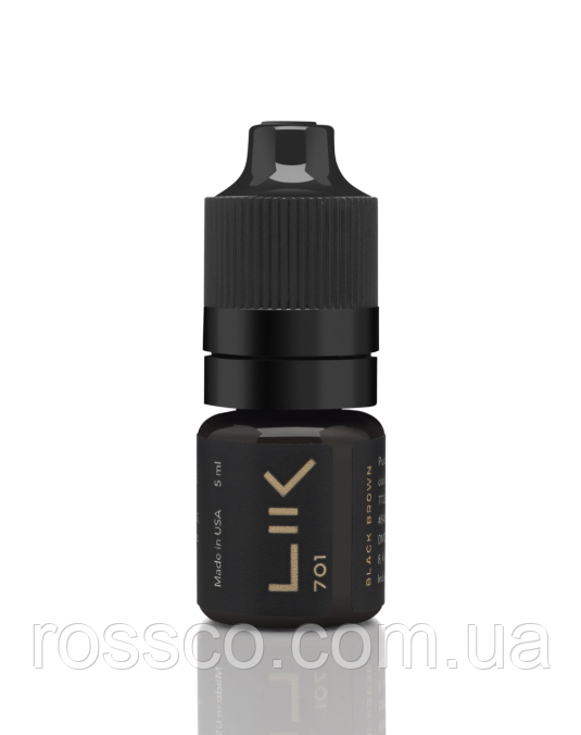 ПІГМЕНТ LIK №701 BLACK BROWN BROWS 5 мл