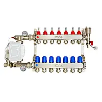 Коллектор для теплого пола Ital 7 контура без насоса
