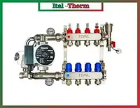 Коллектор для теплого пола Ital 4 контура с насосом