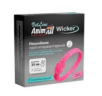 Ошейник AnimAll ВетЛайн Викер противопаразитарный для кошек и собак 35 см нежно-розовий