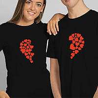 Парні футболки. Футболки для закоханих. Всі розміри є в наявності