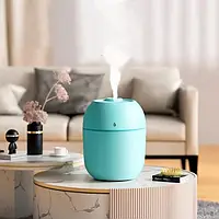 Увлажнитель воздуха диффузор с LED подсветкой Голубой , Увлажнитель UKC Humidifier Egg Blu