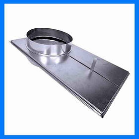 Шибер на трубу димоходу нержавіючий Ø100 висувний S - 0.4 мм, на трубу
