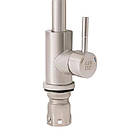 Змішувач для кухні Aria 015F-8 U-подібний Lidz + аератор Lidz + Картридж Lidz, фото 3