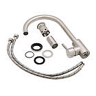 Змішувач для кухні Aria 015F-8 U-подібний Lidz + аератор Lidz + Картридж Lidz, фото 4