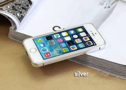 Iphone 5 чохол бампер алюмінієвий срібний