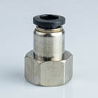 Фітинг пневматичний APCF08-01 прямий під трубку D8, різьблення R 1/8"