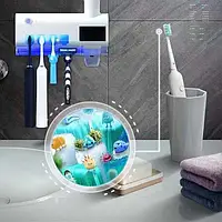 Диспенсер для зубной пасты и щеток авто Toothbrush sterilizer (W-31)