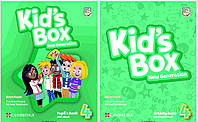 Kids Box New Generation 4 комплект Pupil's Book + Activity Book (книга и рабочая тетрадь)