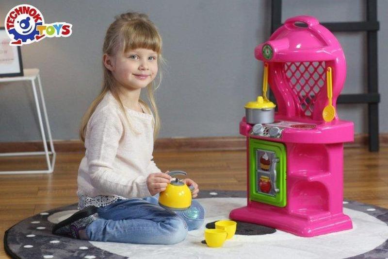 Дитяча кухня технок моя перша No10 рожева 2155 іграшки для дівчаток іграшкова дитячі ігрові кухні mak