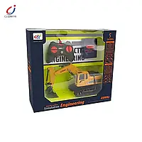 Екскаватор-іграшка на радіокеруванні, на акумуляторі дитячий іграшковий ігровий на пульту керування mak