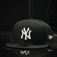 Оригинальная черная кепка с прямым козырьком New Era 59FIFTY MLB New York Yankees Fullcap