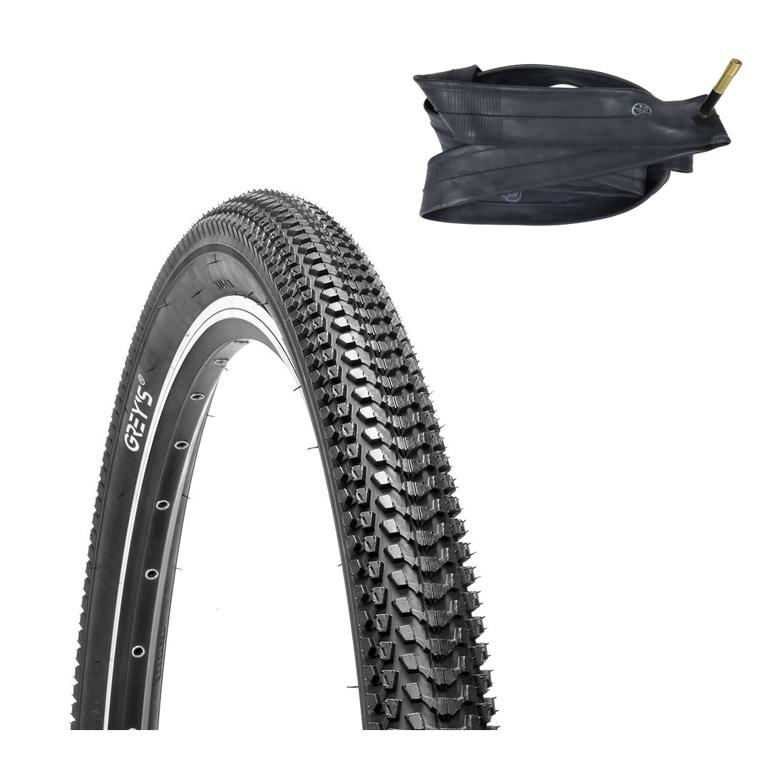 Покришка велосипедна Grey's 27.5x2.25 P1277D 27TPI BLK+ КАМЕРА