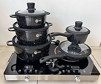 Набір німецького посуду на подарунок гарний набір каструль для індукційної плити, подарунок набір каструль НК-316