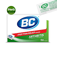 BC, Fast Pain Relief Powder, Arthritis, Швидкий знеболюючий порошок при артриті, 50 пакетиків