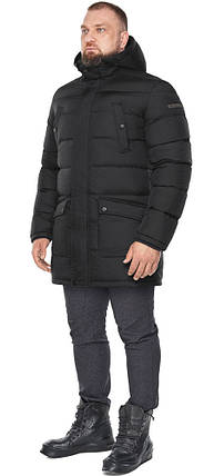 Універсальна зимова чоловіча куртка чорного кольору модель 63411 54 (XXL) 52 (XL), фото 1