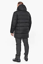 Універсальна зимова чоловіча куртка чорного кольору модель 63411 54 (XXL) 52 (XL), фото 5