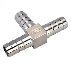 Трійник шланговий 8 мм, нержавіюча сталь