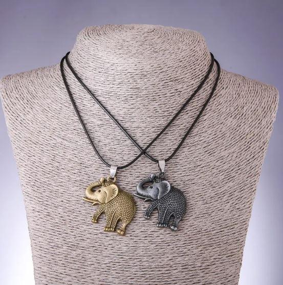 Парний кулон Дружби Слони L-45-48см, фото 1