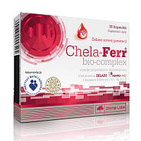 Бисглицинат железа с витаминами группы В "Chela-Ferr Bio-Complex" OLIMP, 14 мг, 30 капсул
