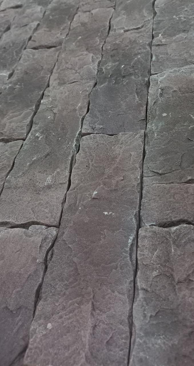 Декоративна гіпсова плитка "Фагот" 0,6 м2/уп. графіт