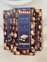 Молочний шоколад Torras Leche LLet з фундуком 200 г Іспанія