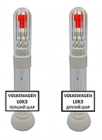 Реставраційний олівець - маркер від подряпин на автомобілі VOLKSWAGEN код L0K3 (JASMINWEISS KRISTALL) 24 мл