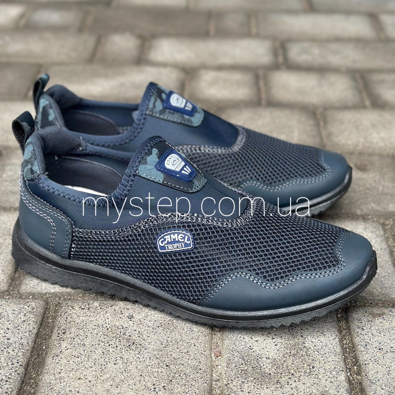 Кросівки чоловічі сітка сині Dago Style M29-01