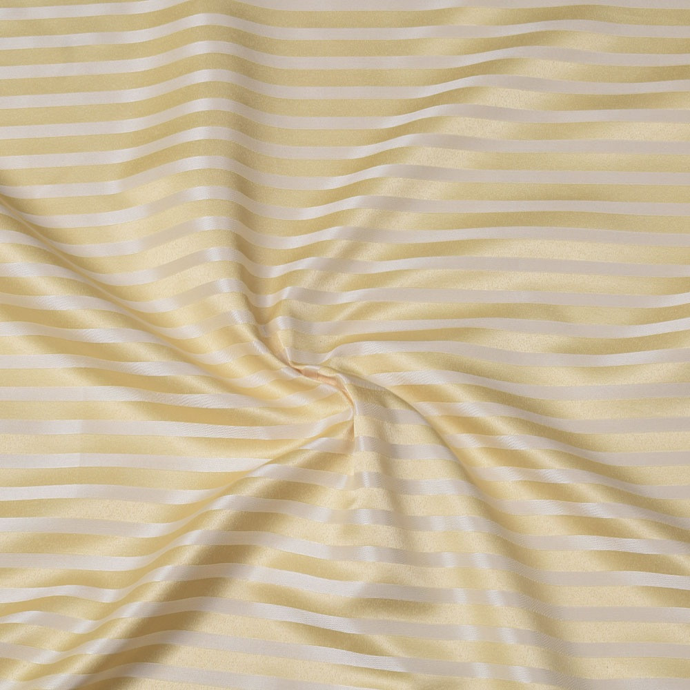 Атлас жакард 2-х-стор. для штор смужка жовтий, ш.280