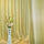Атлас жакард 2-х-стор. для штор смужка жовтий, ш.280, фото 2
