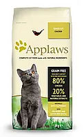 Applaws Senior Cat Chicken 2кг - сухий корм для літніх котів старше 7 мі років з куркою беззерновий