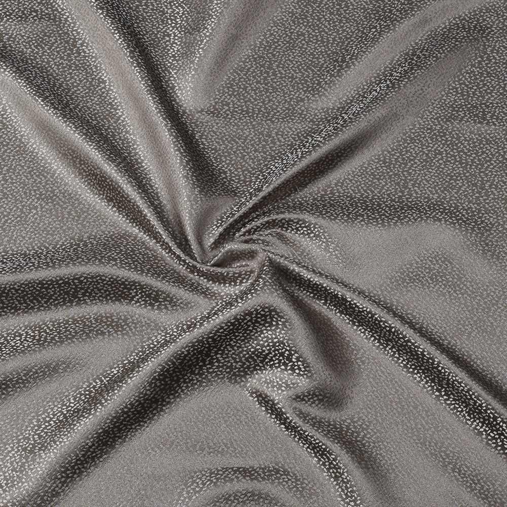 Атлас жакард 2-х-стор. для штор точки оливковий темний, ш.280