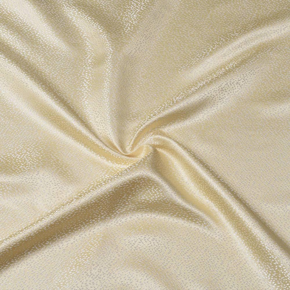 Атлас жакард 2-х-стор. для штор точки жовтий, ш.280