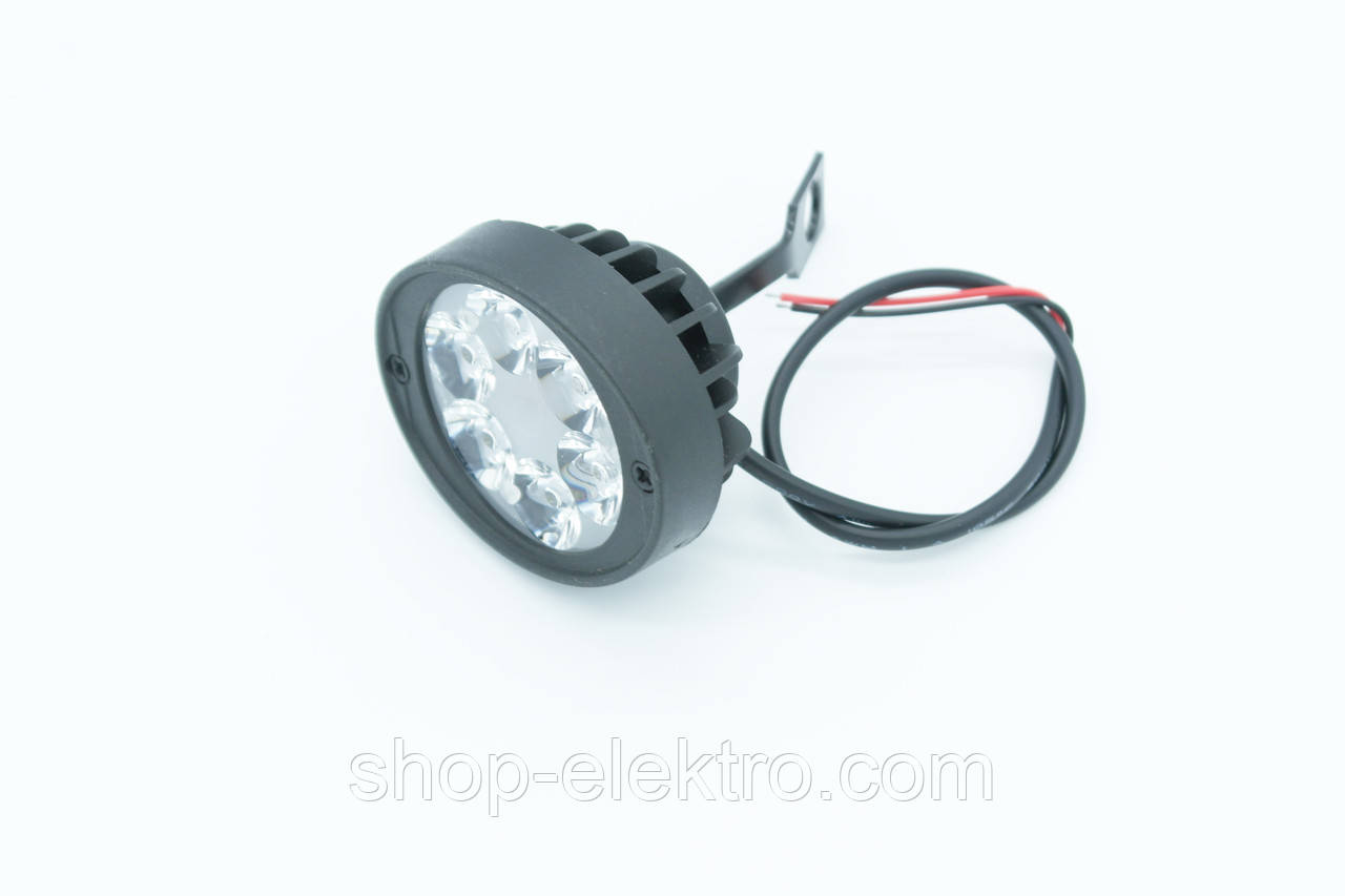 Світлодіодна фара  6W 9-80V 1шт, фото 1