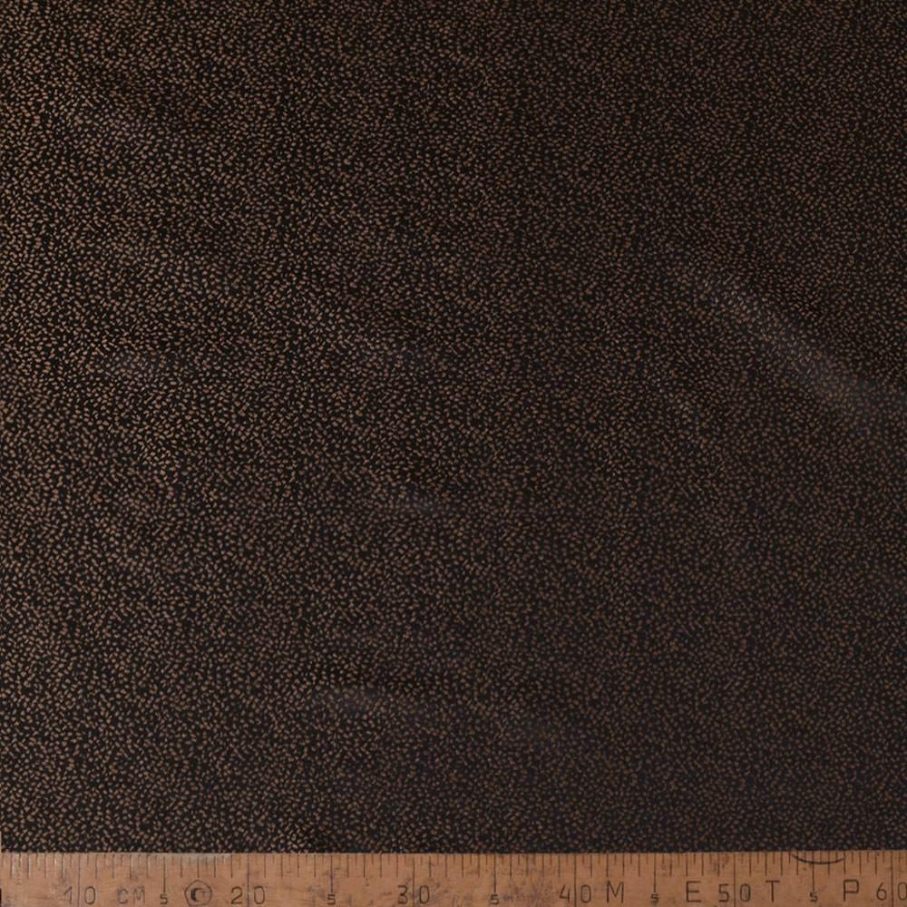 Атлас жакард 2-х-стор. для штор точки чорно-рудий, ш.280