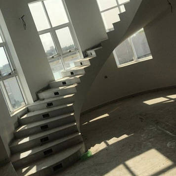 Залізобетонні сходи розрахунок та заливка з підсвіткою