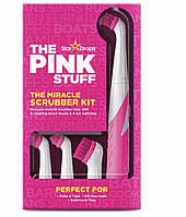 Набір для прибирання The Pink Stuff The Miracle Scrubber Kit електрична щітка з 4 насадками та батарейками