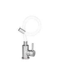 Змішувач Aria для кухні 04R-WFS, U-подібний гнучкий White (k35) Lidz, фото 4