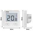 ENGO E10W230WiFi Інтернет-термостат з WI-FI, білий, жив. 230 В, фото 2