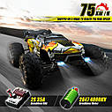 Радіокерована машина Conquer RC WL Toys монстр-трак 4х4 70км/год 1/16 Помаранчевий ( код: 16101PROJ ), фото 8