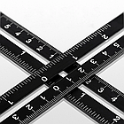 Кутова лінійка будівельна для плитки на 6 колін / Лінійка для вимірювання кутів / Шаблометр / Лінійка шаблон, фото 5