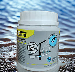 Sanidenn Tabs 24 таблетки для септиків, вуличних туалетів та біотуалетів на 6 місяців