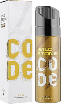 Wild Stone Code Gold 120мл. Парфумований дезодорант чоловічий