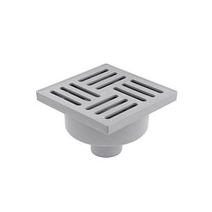 Трап ANIplast з вертикальним випуском 50 мм, з решіткою 15х15 см TA5210EU, фото 1