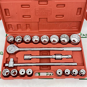 Набір ключів LEX 3/4" 21 елемент великого розміру 12-гранні для професіоналів