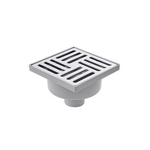 Трап ANIplast з вертикальним випуском 50 мм, з неіржавкою решіткою 15х15 см TA5212EU, фото 1